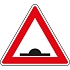Dopravní značka Pozor, zpomalovací práh (A7b)
