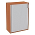 Střední široké skříně Abonent, 113 x 80 x 40 cm, s roletou - levé provedení