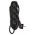 Prodlužovací kabel Emos, černý, PVC, 4 zásuvky, 5 m