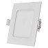 LED vestavné svítidlo Emos NEXXO, čtvercové, bílé, 7 W, neutrální bílá