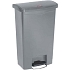Plastový odpadkový koš Slim Jim Step On Front Step 50 l šedý
