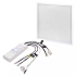 LED panel 60×60, čtvercový vestavný bílý, 40W neutrální bílá, Emergency