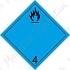 Výstražné ADR tabulky - Nebezpečí vyvíjení hořlavého plynu při styku s vodou 4.3 A