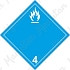 Výstražné ADR tabulky - Nebezpečí vyvíjení hořlavého plynu při styku s vodou 4.3 B