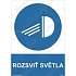 Příkazové tabulky - Rozsviť světla