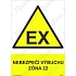 Výstražné tabulky - Nebezpečí výbuchu zóna 22