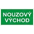 Tabulky bezpečí, fotoluminiscenční - Nouzový východ