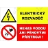 Výstražné tabulky - Elektrický rozvaděč