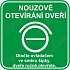 Tabulky bezpečí - Nouzové otevírání dveří