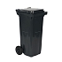 Plastové venkovní popelnice na tříděný odpad, objem 120 l