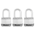 Set titanových visacích zámků Master Lock Excell 50mm, 3ks