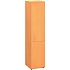 Vysoká úzká skříň Alfa 500, 178 x 40 x 47 cm, s dvířky - pravé provedení, dezén buk Bavaria